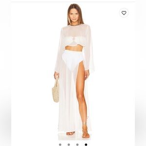SHANI SHEMER Alia Long Slit Skirt and Grace Cropped Shirt! Only worn once!! S: S